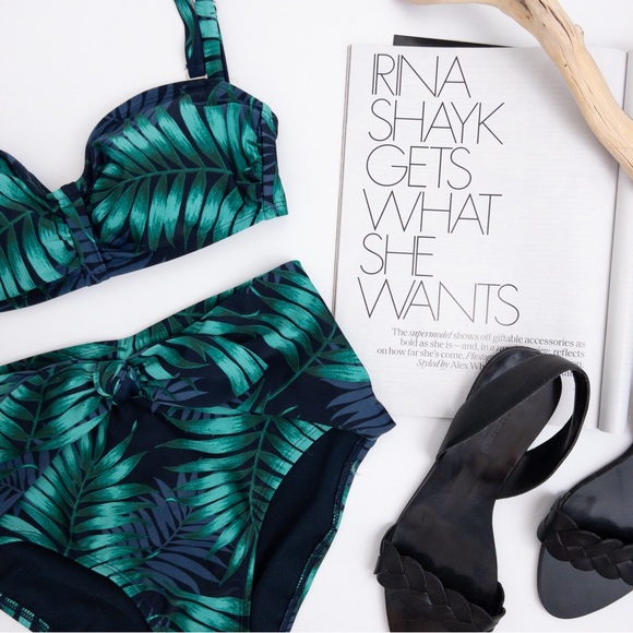 OshKosh B'gosh Other - OSHKOSH (Women’s) . Palm High-Waisted Two-Piece Swimsuit